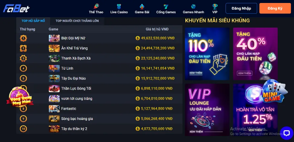 Khuyến mãi nạp tiền hàng ngày va88 app